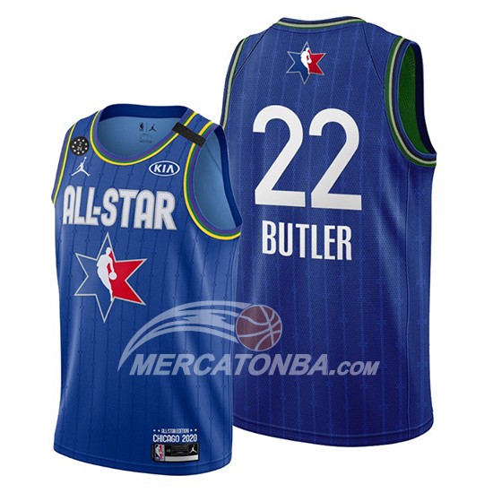 Maglia All Star 2020 Miami Heat Jimmy Butler Blu